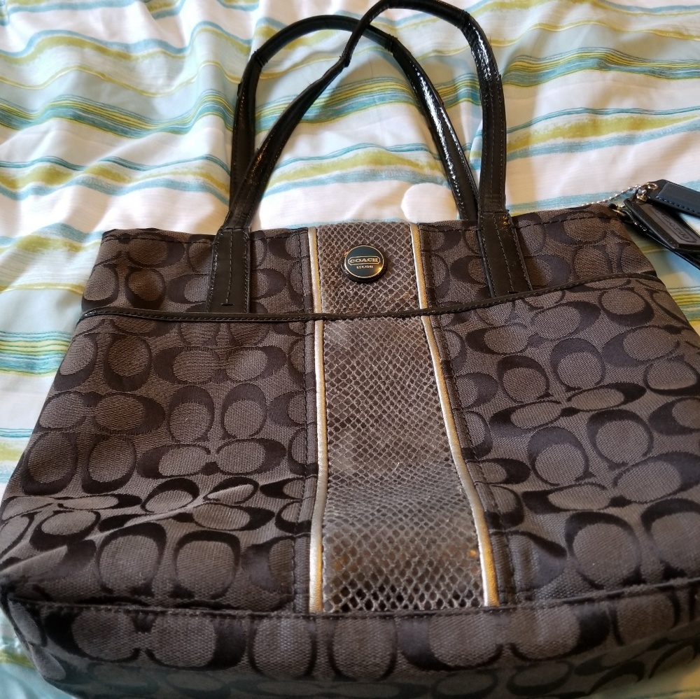 Black Coach Satchel